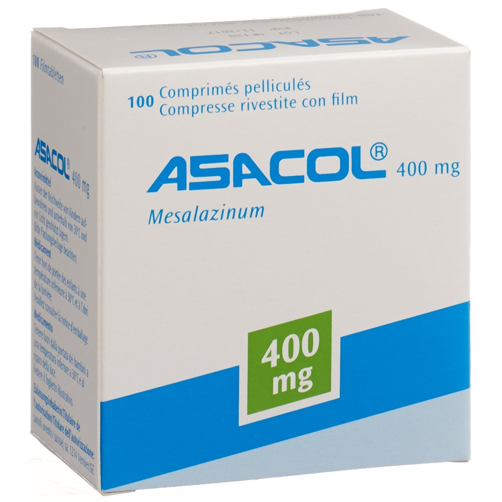 ASACOL cpr pell 400 mg blist 100 pce, image 2 sur 2