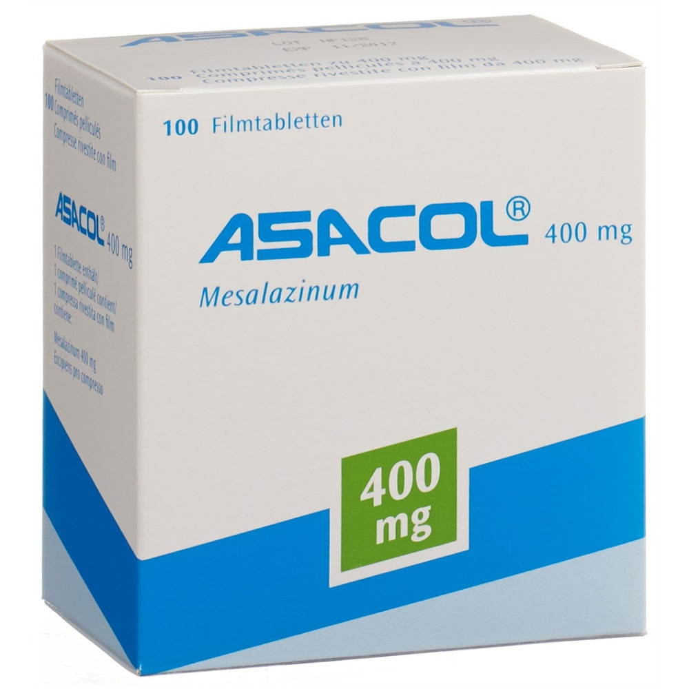 ASACOL Filmtabl 400 mg Blist 100 Stk, Hauptbild