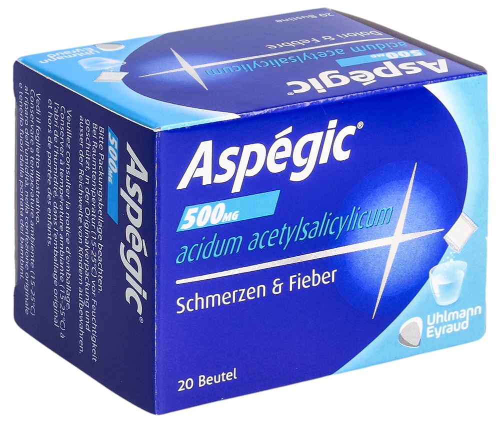 Aspegic Plv 500 mg Btl 20 Stk