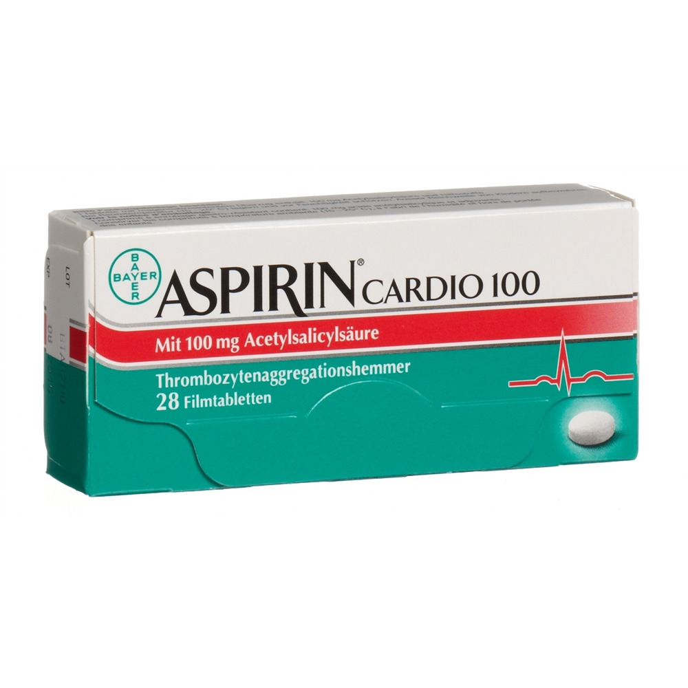 ASPIRINE Filmtabl 100 mg Blist 28 Stk, Hauptbild