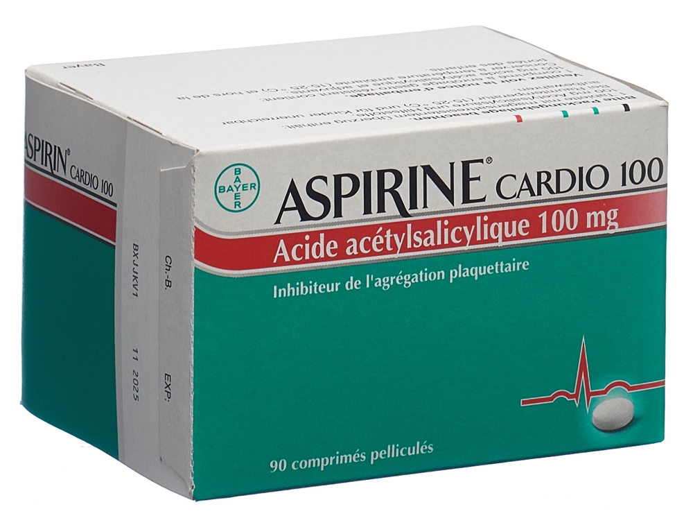 Aspirin Cardio Filmtabl 100 mg Blist 90 Stk, Bild 2 von 2
