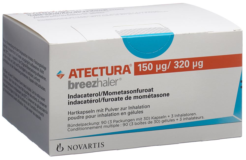 ATECTURA caps inh 150 mcg/320 mcg blist 90 pce, image principale