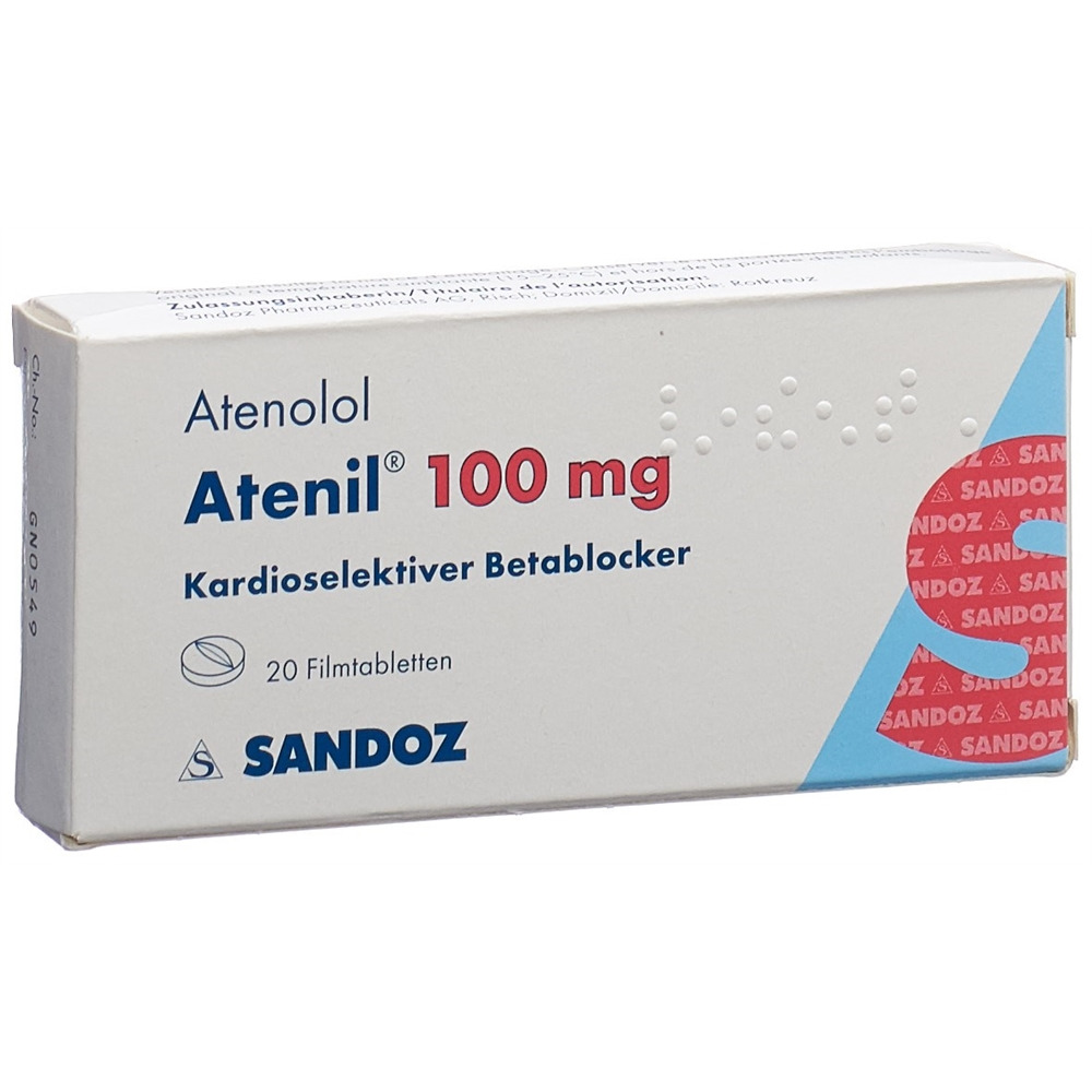 ATENIL cpr pell 100 mg blist 20 pce, image principale