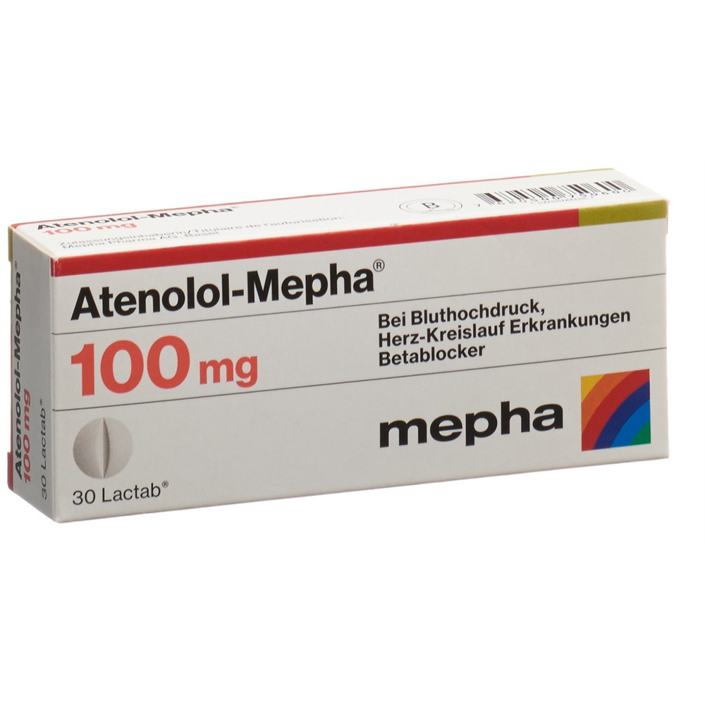 ATENOLOL Mepha 100 mg, image principale