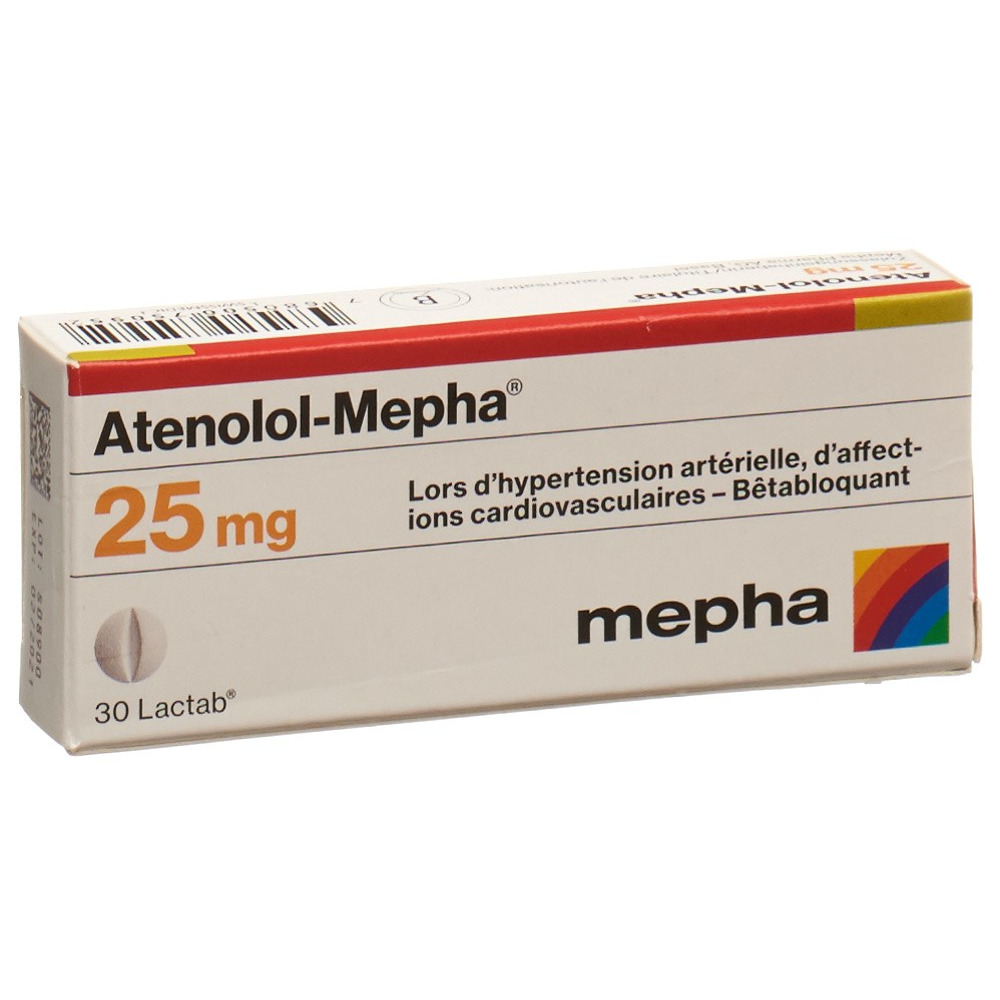 Atenolol-Mepha Mepha 25 mg, image 2 sur 2