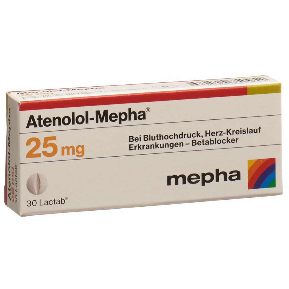 ATENOLOL Mepha 25 mg, image principale