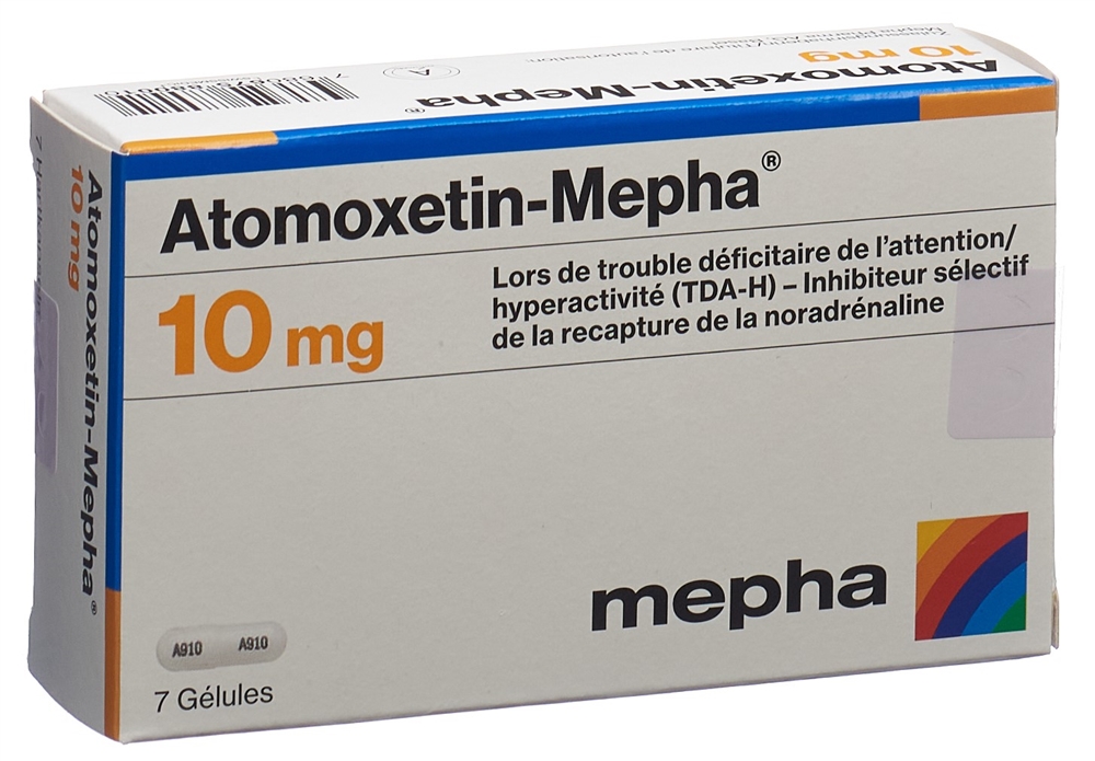 ATOMOXETINE Mepha 10 mg, image 2 sur 2