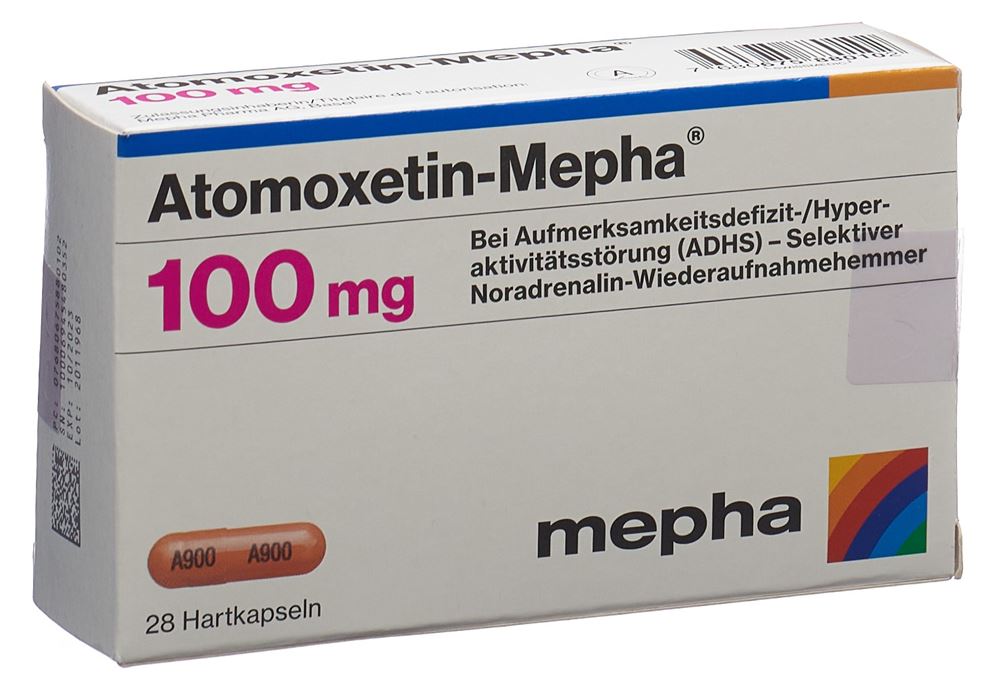 ATOMOXETINE Mepha 100 mg, image principale