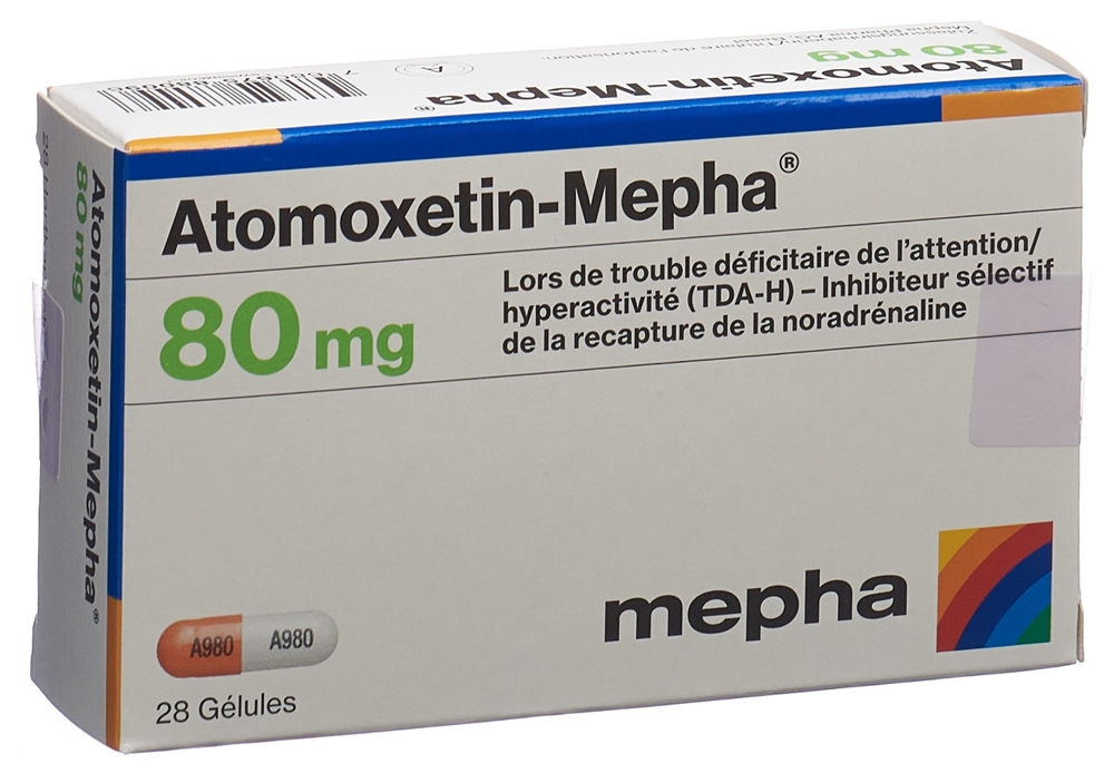 ATOMOXETINE Mepha 80 mg, Bild 2 von 2