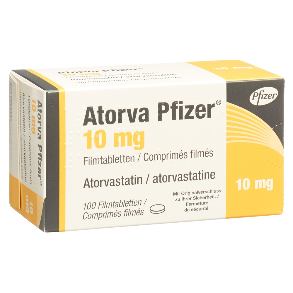 ATORVA Pfizer 10 mg, image principale