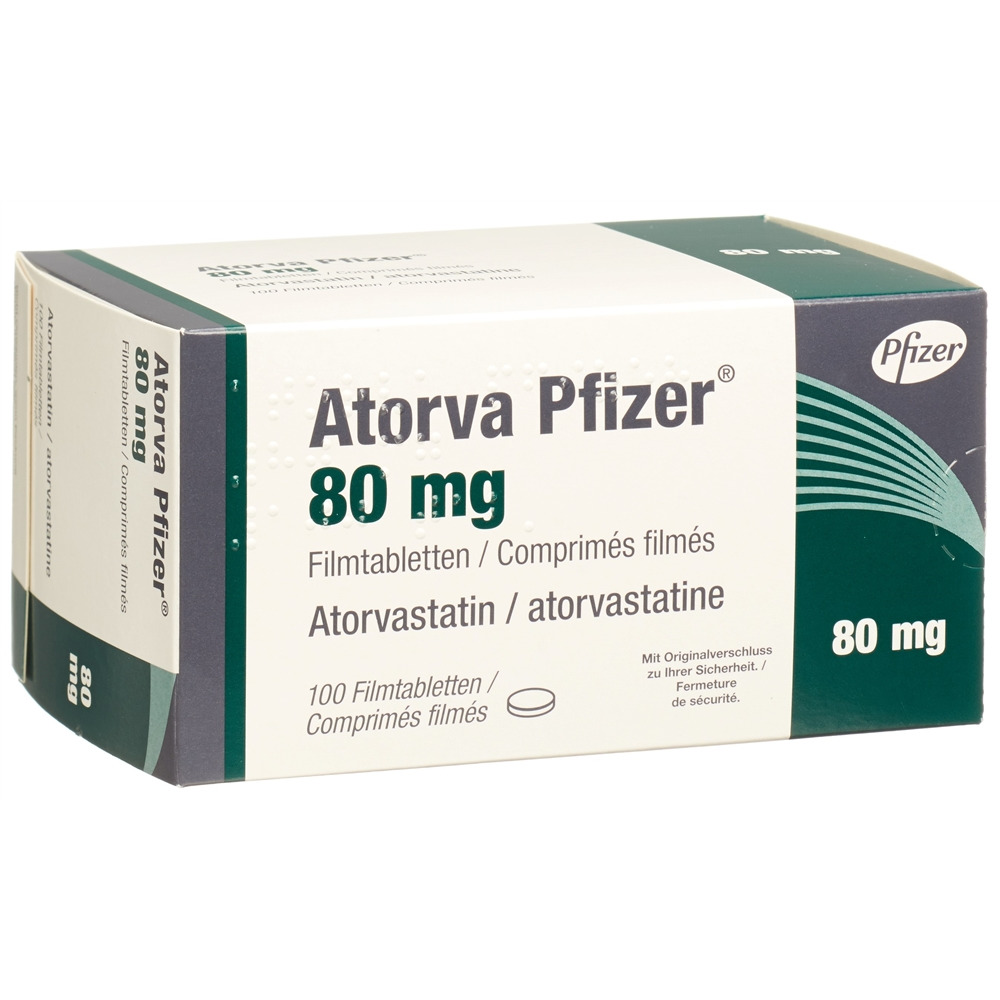 ATORVA Pfizer 80 mg, image principale