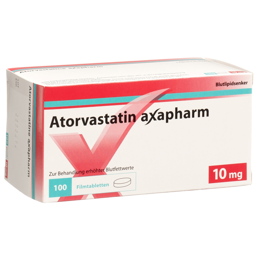 ATORVASTATINE axapharm 10 mg, Hauptbild