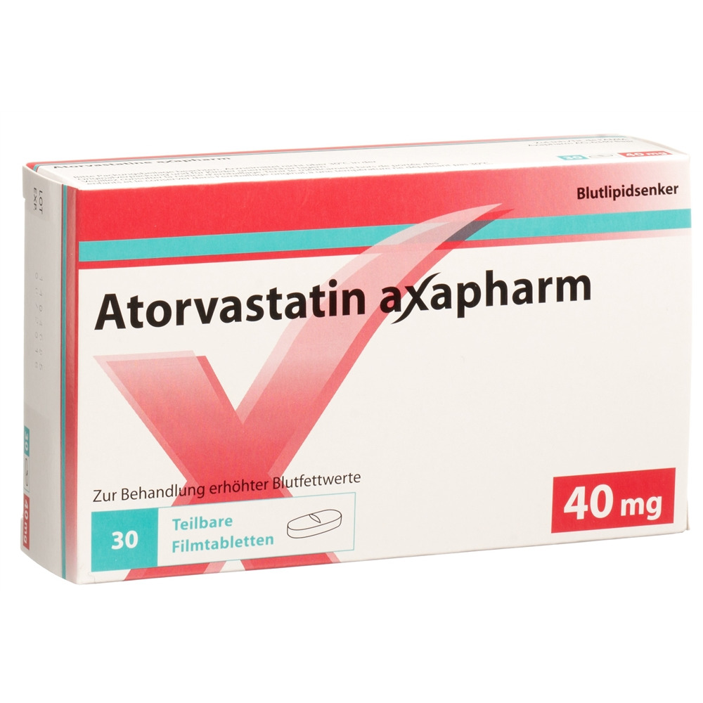 ATORVASTATINE axapharm 40 mg, Hauptbild