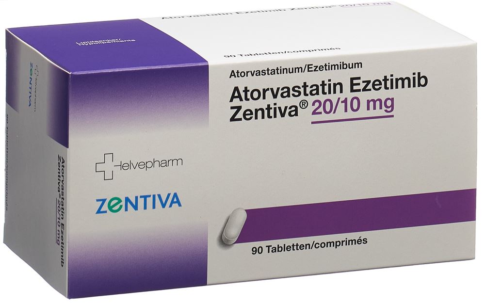 EZETIMIBE ATORVASTATINE Ezetimib Zentiva, image principale