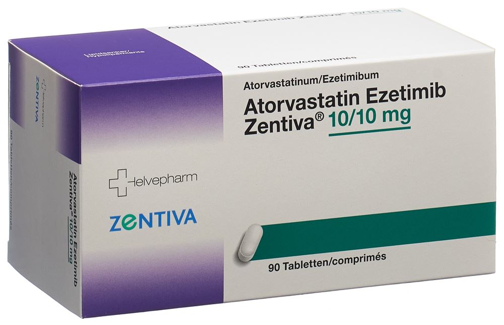 EZETIMIBE ATORVASTATINE Ezetimib Zentiva, Hauptbild