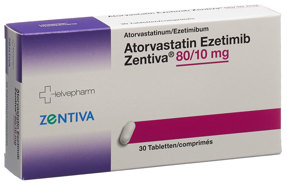Atorvastatin Ezetimib Zentiva Ezetimib Zentiva