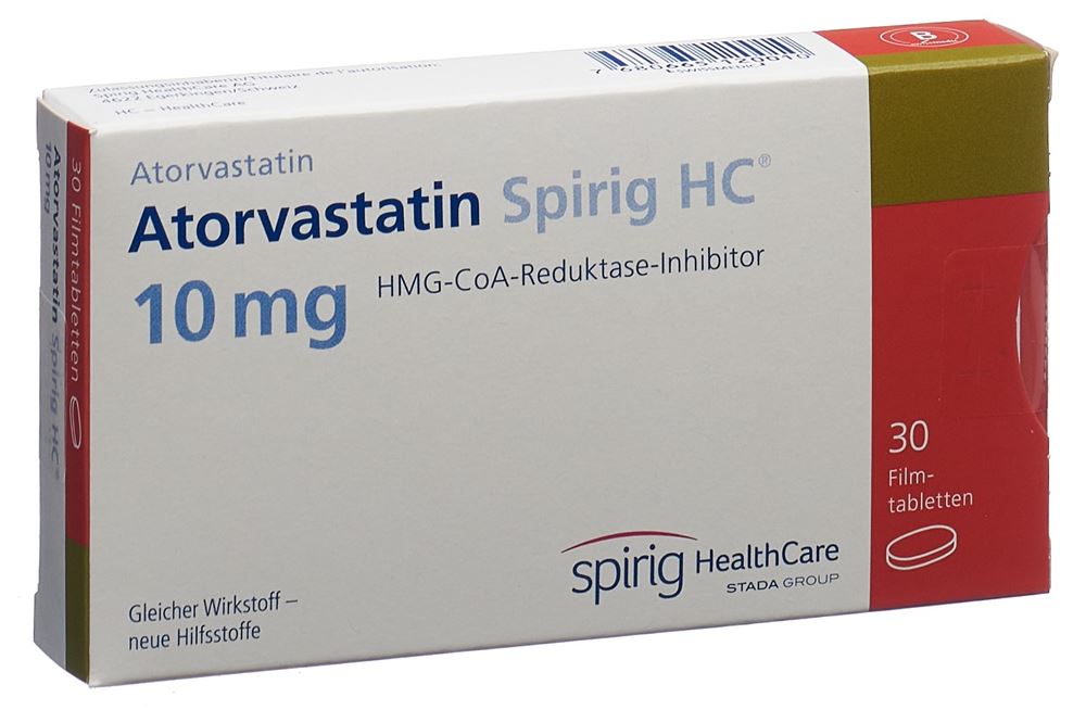 ATORVASTATINE Spirig HC 10 mg, Hauptbild