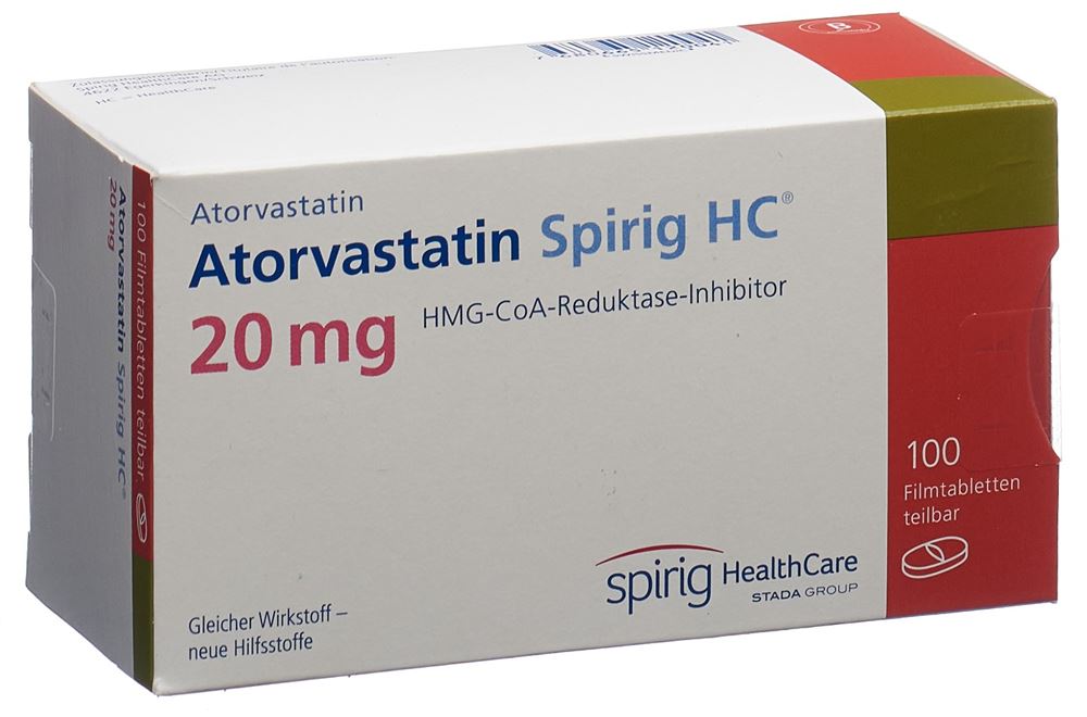 ATORVASTATINE Spirig HC 20 mg, Hauptbild