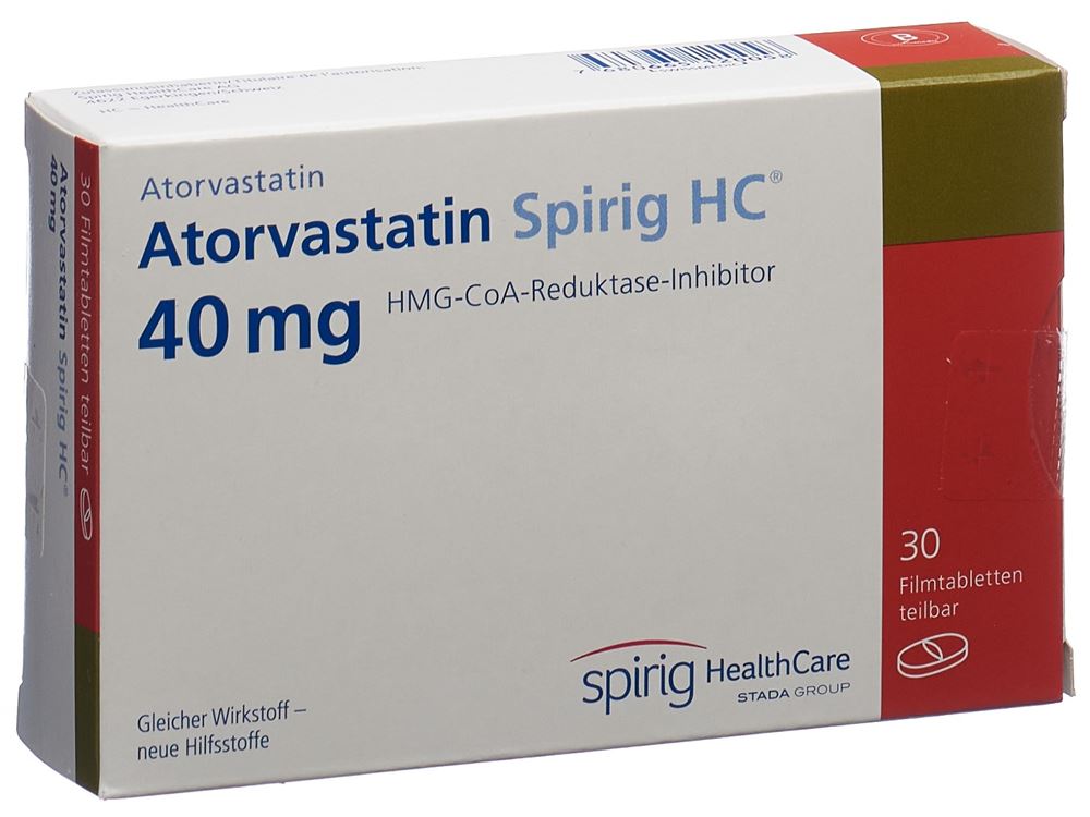 ATORVASTATINE Spirig HC 40 mg, Hauptbild