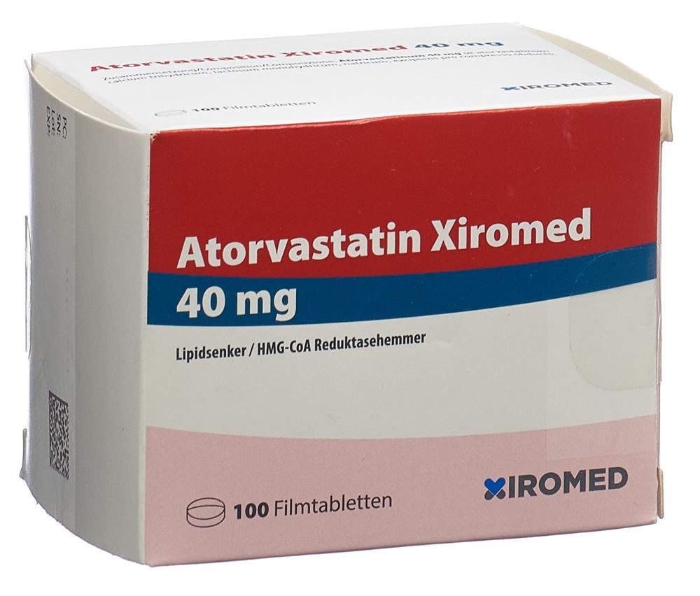 ATORVASTATINE Xiromed 40 mg, Hauptbild