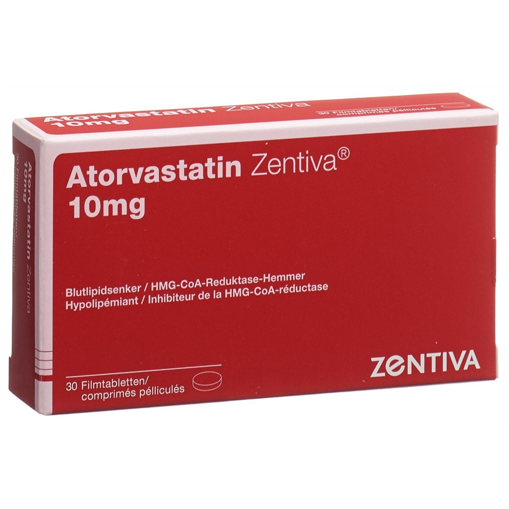 ATORVASTATINE Zentiva 10 mg, image principale