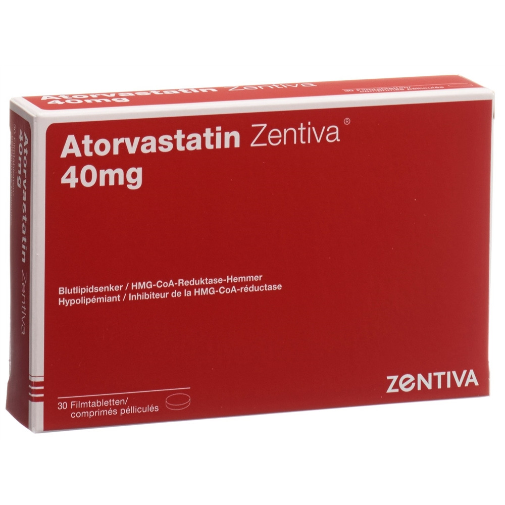 ATORVASTATINE Zentiva 40 mg, image principale