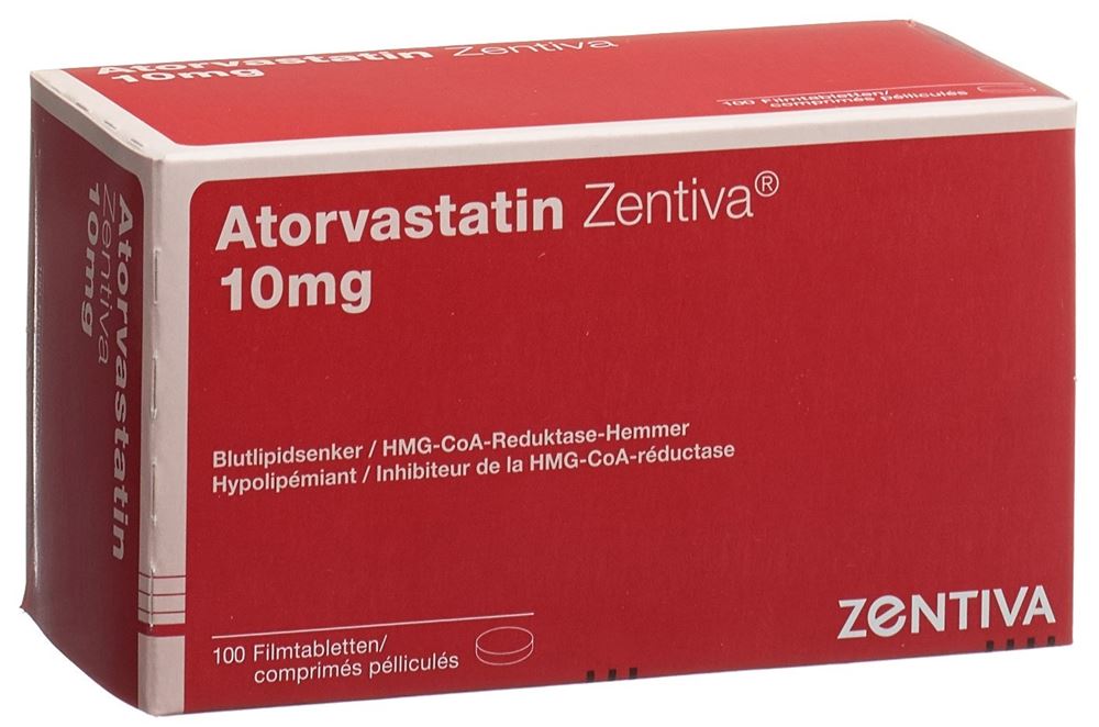 ATORVASTATINE Zentiva 10 mg, Hauptbild