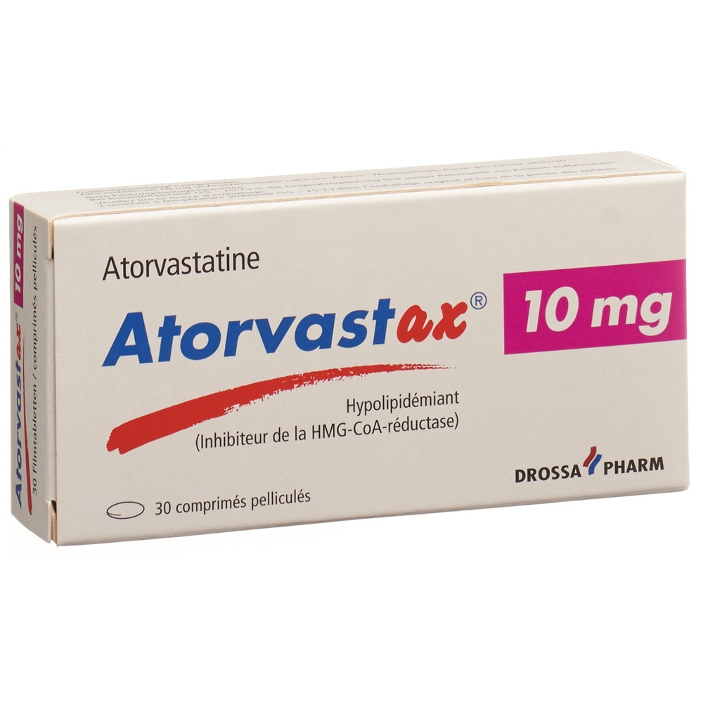 ATORVASTAX cpr pell 10 mg blist 30 pce, image 2 sur 2