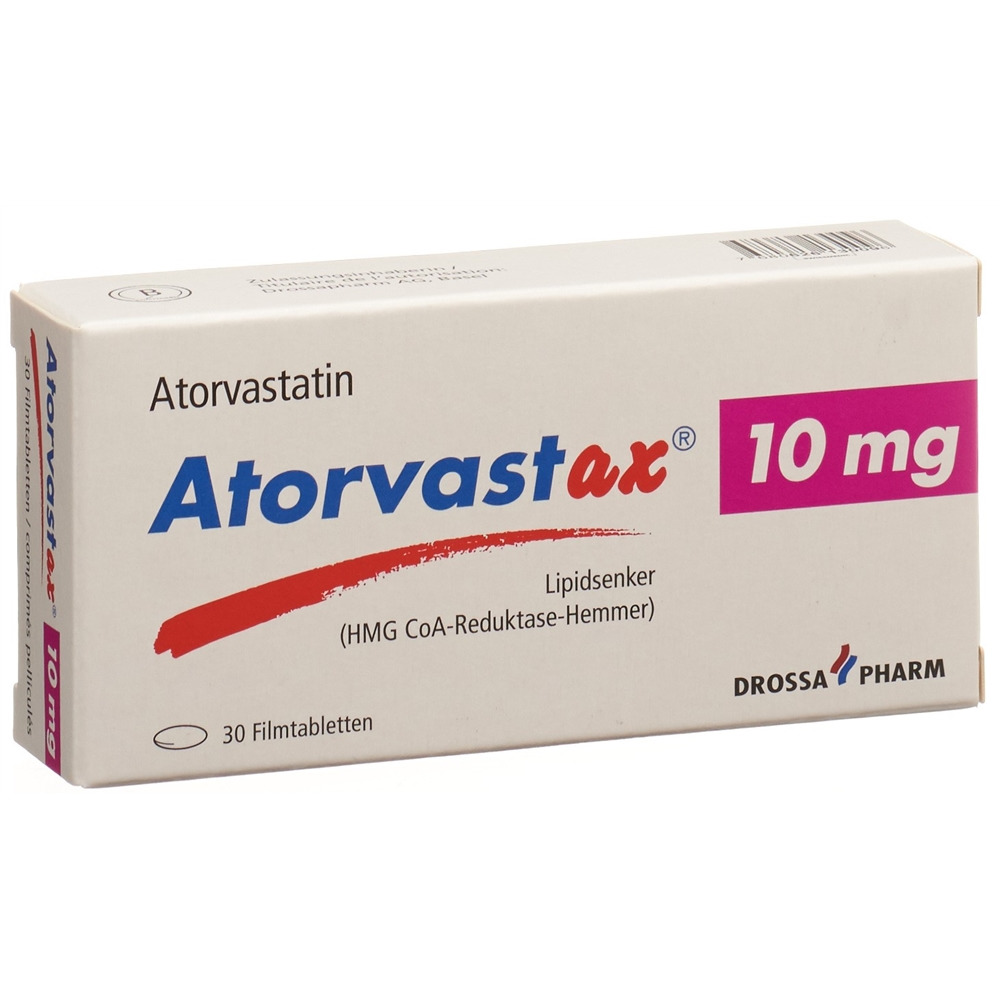 ATORVASTAX cpr pell 10 mg blist 30 pce, image principale