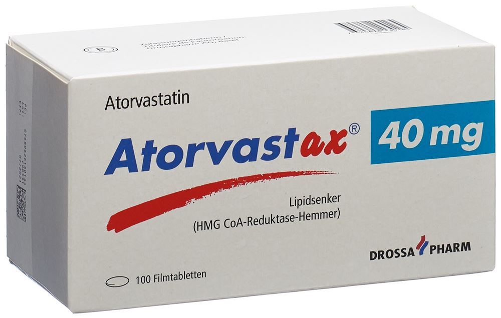 ATORVASTAX cpr pell 40 mg blist 100 pce, image principale