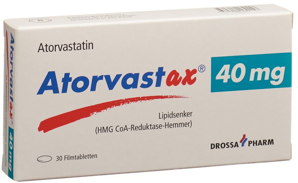 ATORVASTAX cpr pell 40 mg blist 30 pce, image principale