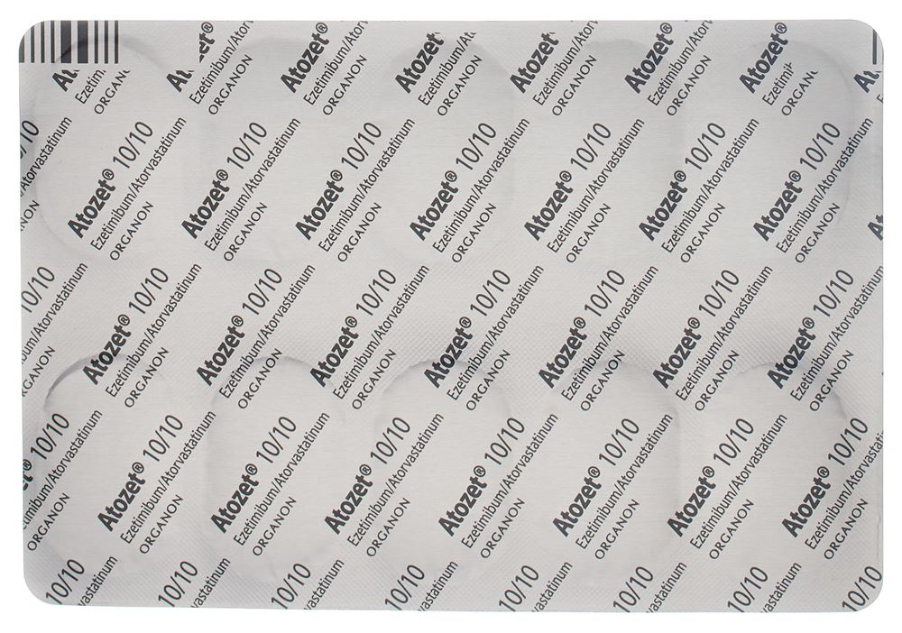ATOZET Filmtabl 10/10 mg Blist 30 Stk, Bild 2 von 3