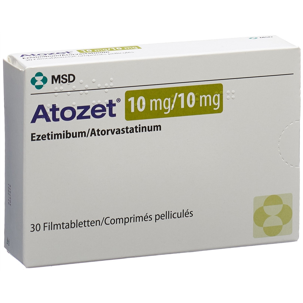 Atozet Filmtabl 10 10 Mg Blist 30 Stk Online Bestellen