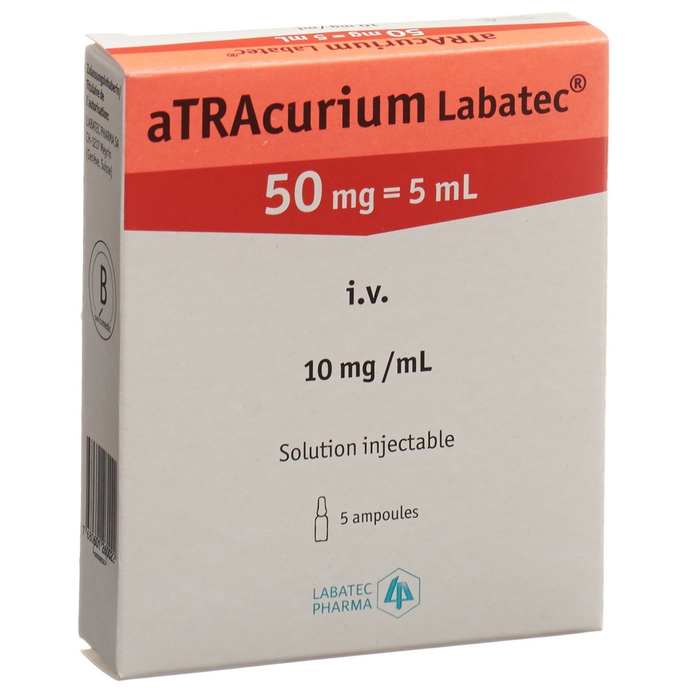 Labatec Injection ATRACURIUM Labatec sol inj 50 mg/5ml amp 5 ml | Ordinare online