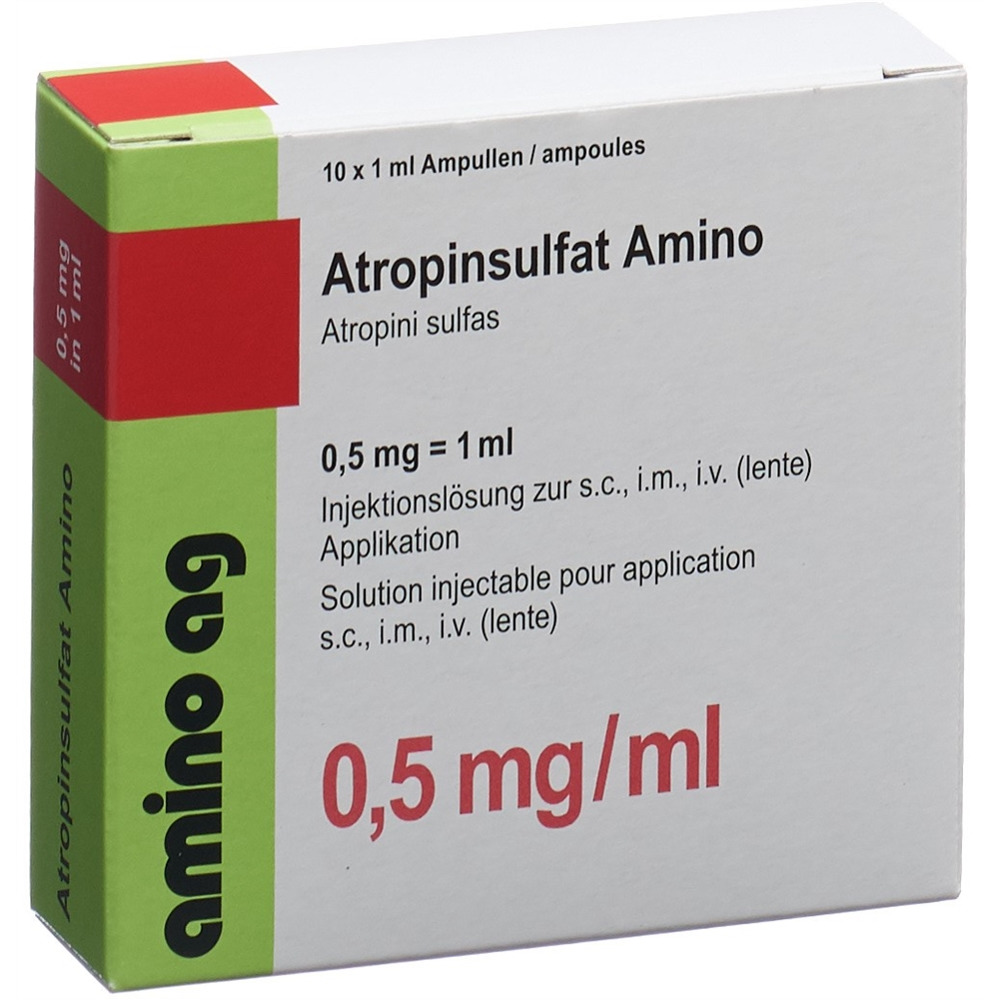 ATROPINSULFAT Amino 0.5 mg/ml, Hauptbild