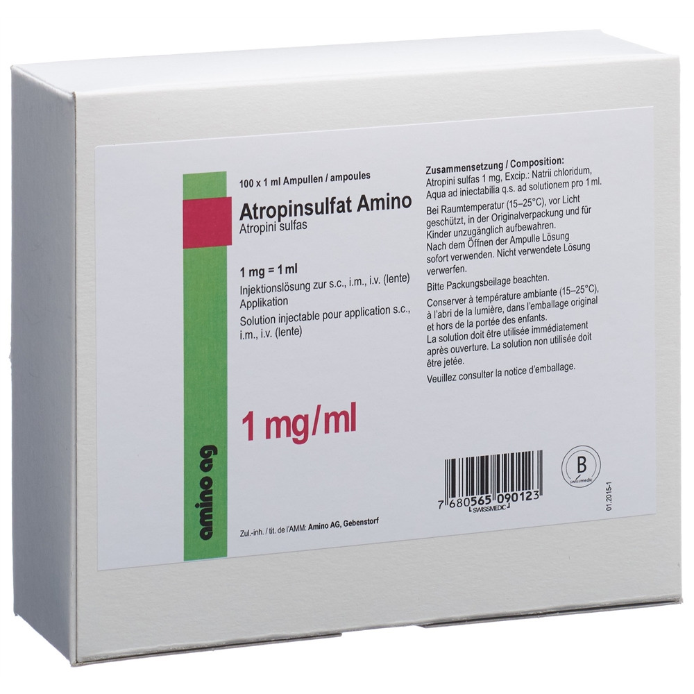 ATROPINSULFAT Amino 1 mg/ml, image principale