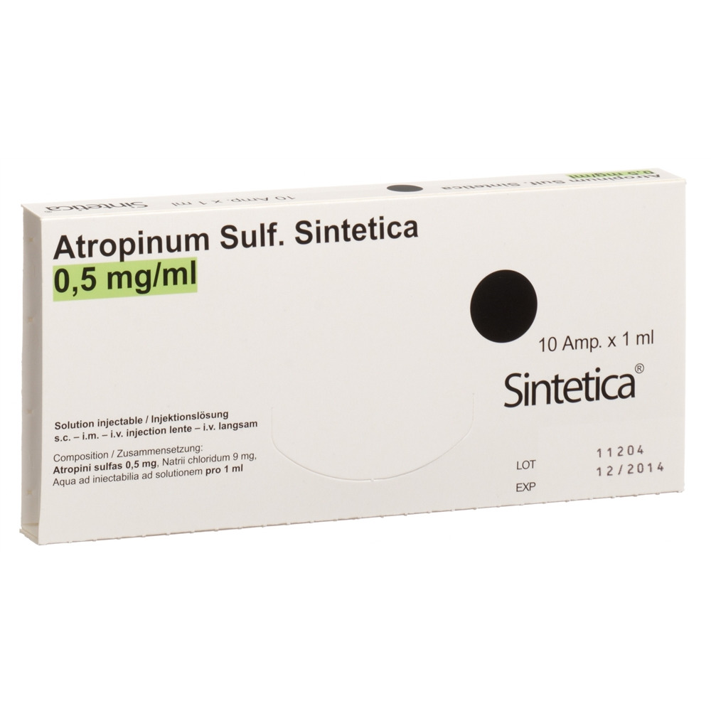 ATROPINUM SULF Sintetica 0.5 mg/ml, Hauptbild