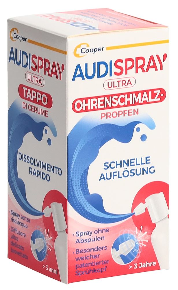 AUDISPRAY Ultra Bouchons de cérumen