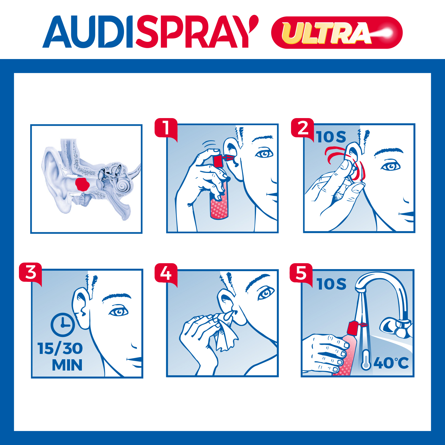 AUDISPRAY Ultra Ohrenpfropfen, Bild 2 von 5