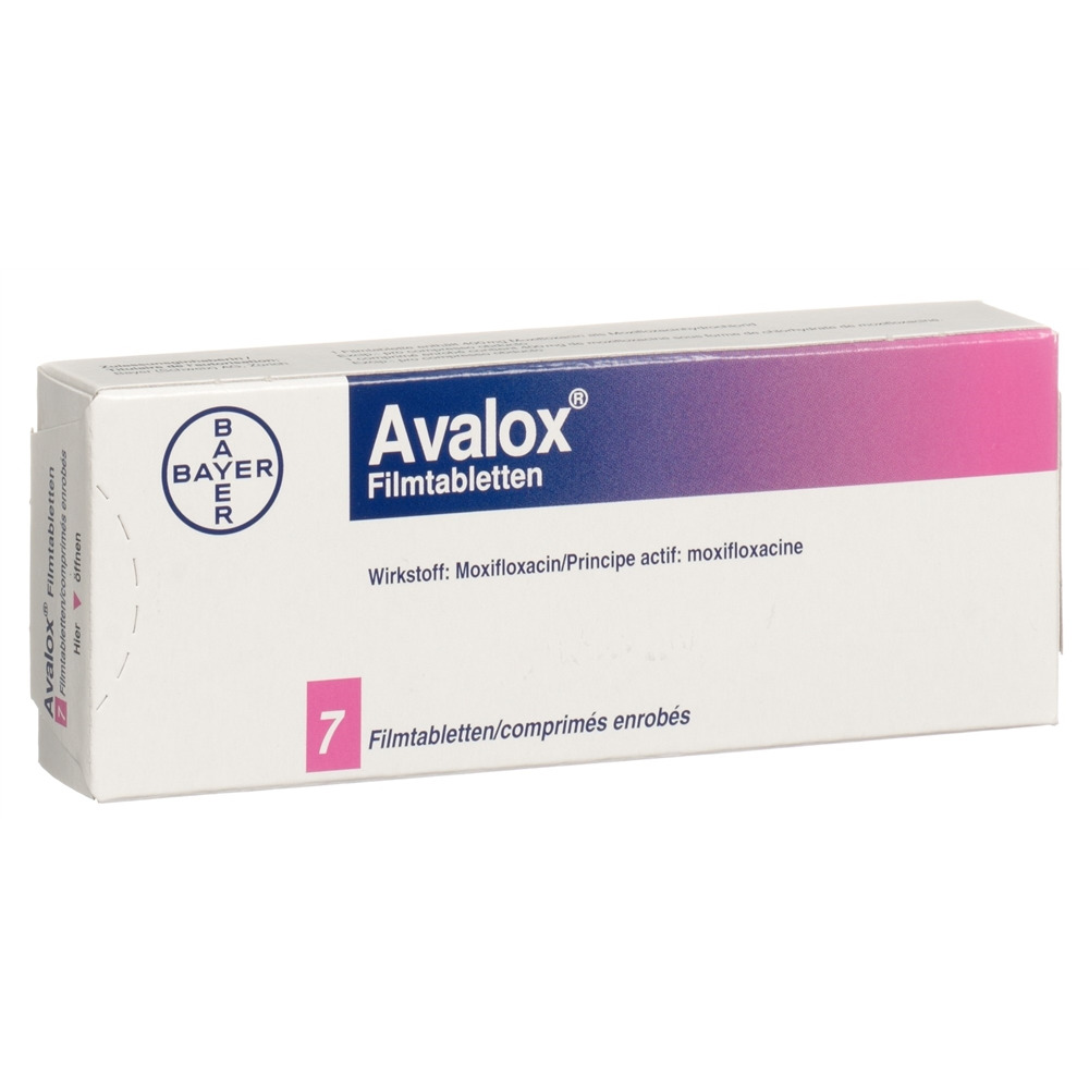 AVALOX cpr pell 400 mg blist 7 pce, image 2 sur 2