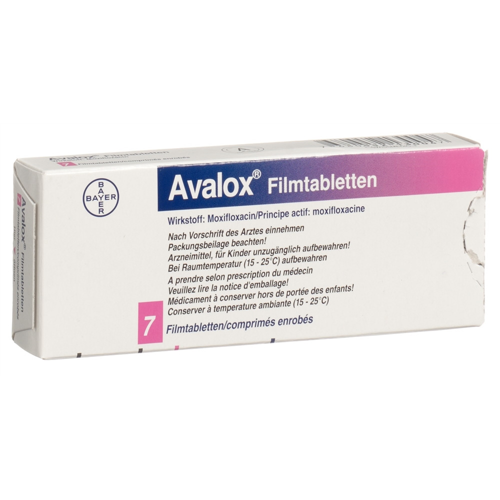 AVALOX cpr pell 400 mg blist 7 pce, image principale