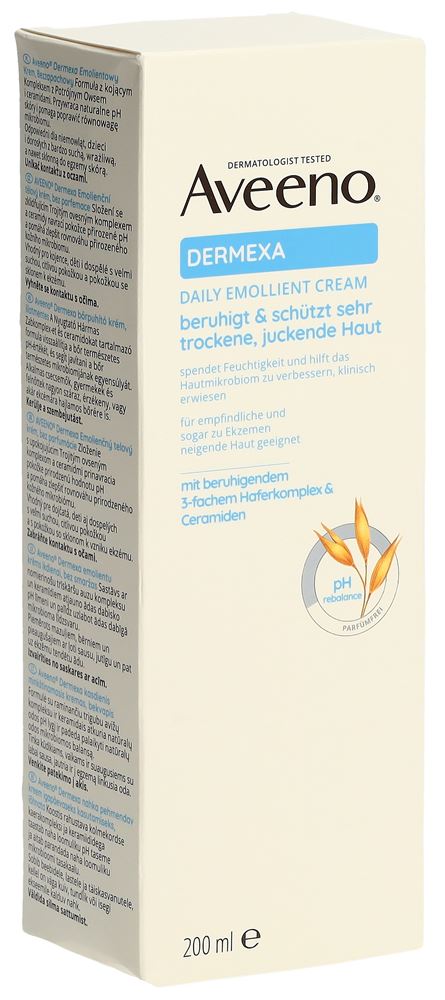 AVEENO Dermexa Emollientien Creme, Hauptbild