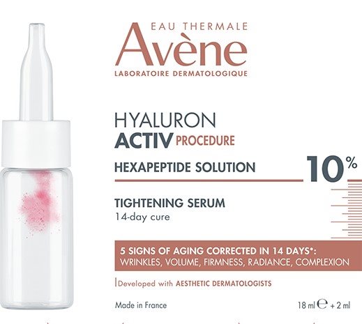 AVENE hyaluron active procedure hexapeptide sérum