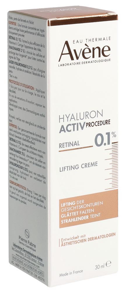 AVENE hyaluron active procedure lifting crème