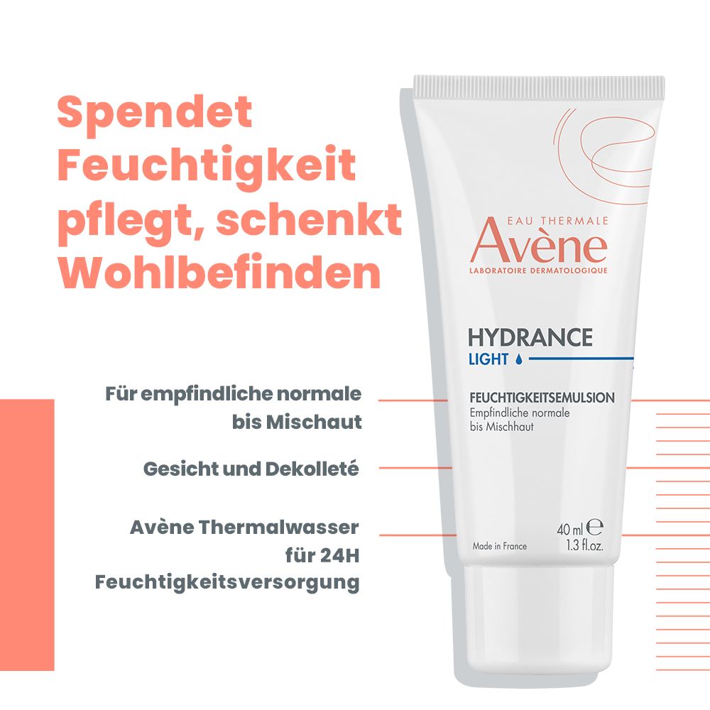 AVENE Hydrance Feuchtigkeitsemulsion, Bild 3 von 5