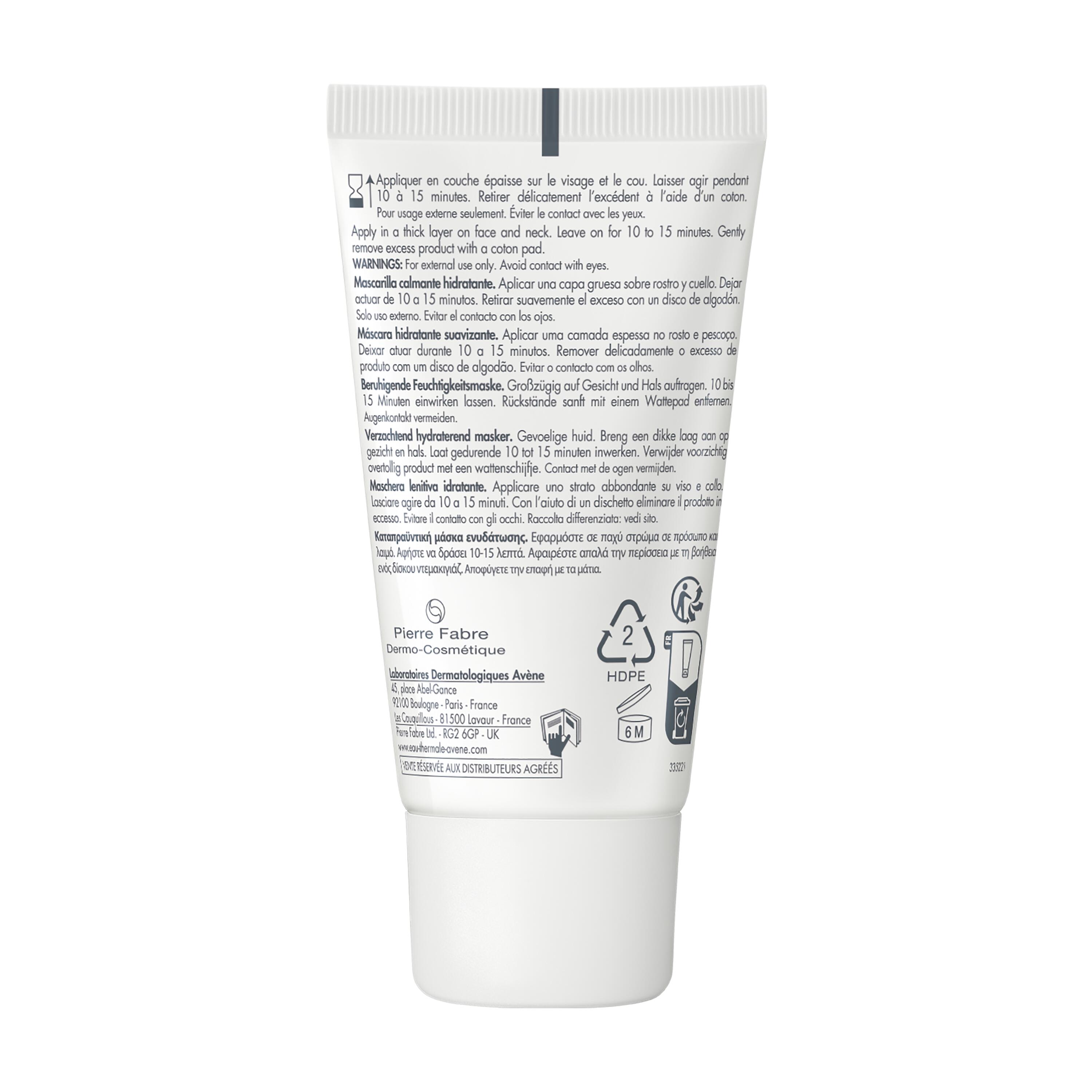 AVENE masque apaisant hydratant, image 2 sur 3