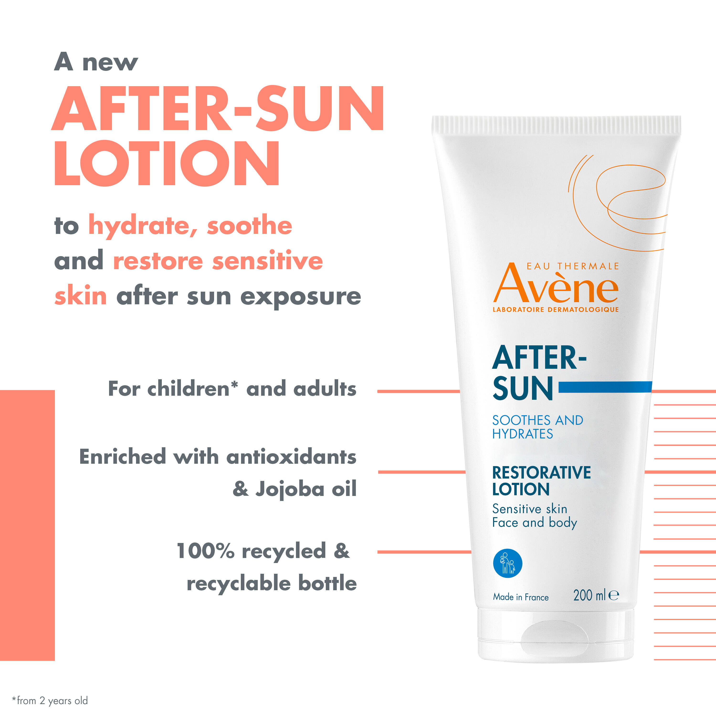 AVENE SUN Lait réparateur après-soleil, image 4 sur 5