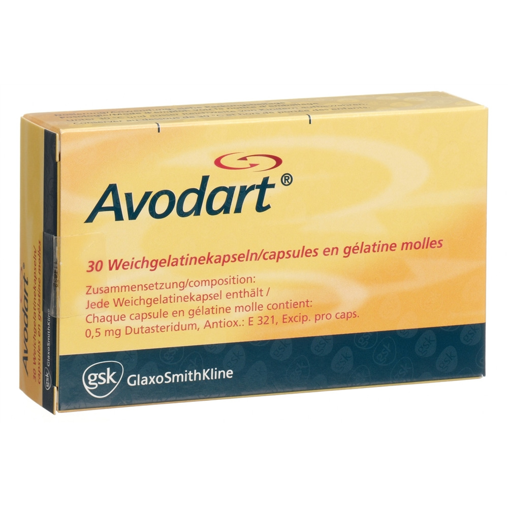 AVODART Weichkaps 0.5 mg Blist 30 Stk, Bild 2 von 2