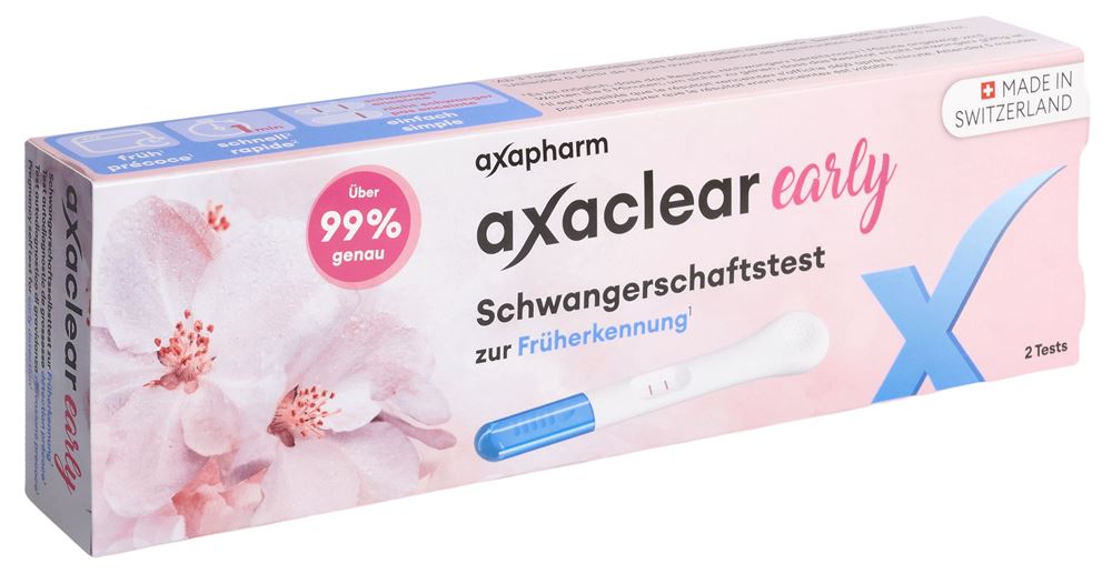 AXACLEAR early Schwangerschaftstest