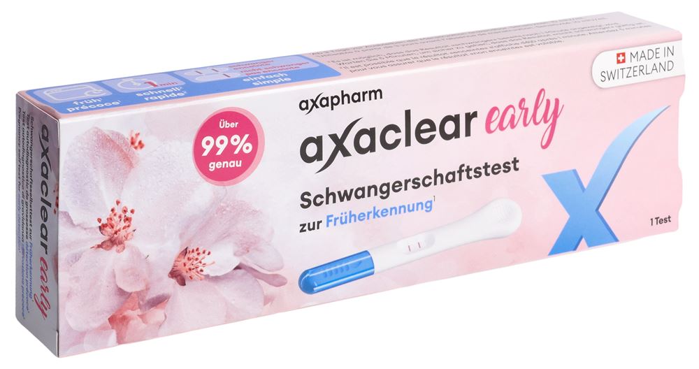 AXACLEAR early Schwangerschaftstest